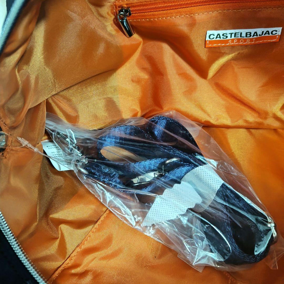 CASTELBAJAC スポーツバッグ ネイビー/レッド