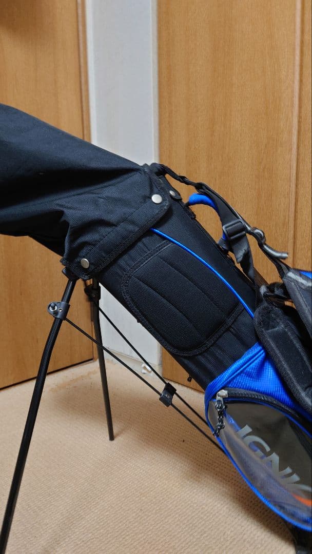 IGNIO キャディバッグ 黒/青