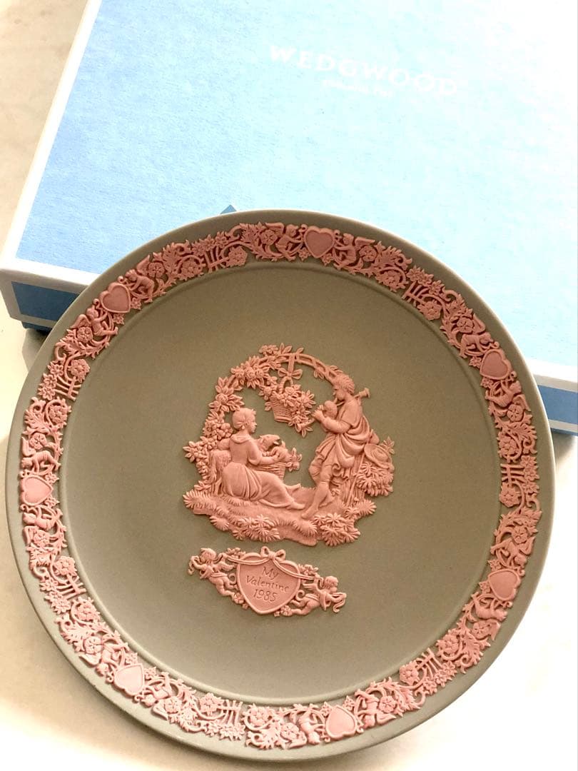  バレンタインデー プレート 1985 限定版 極美品