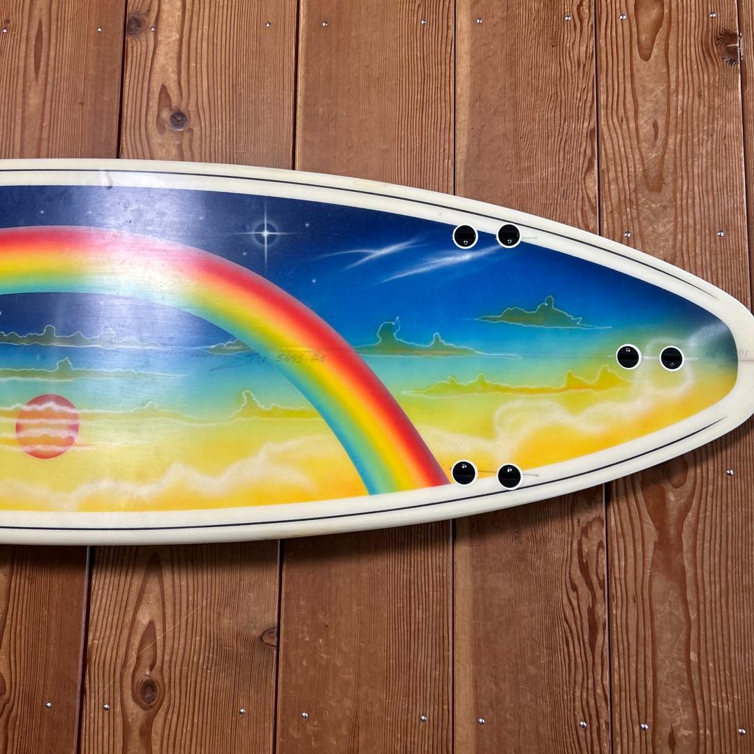 HB 6’0 レインボーアートデザイン サーフボード名作
