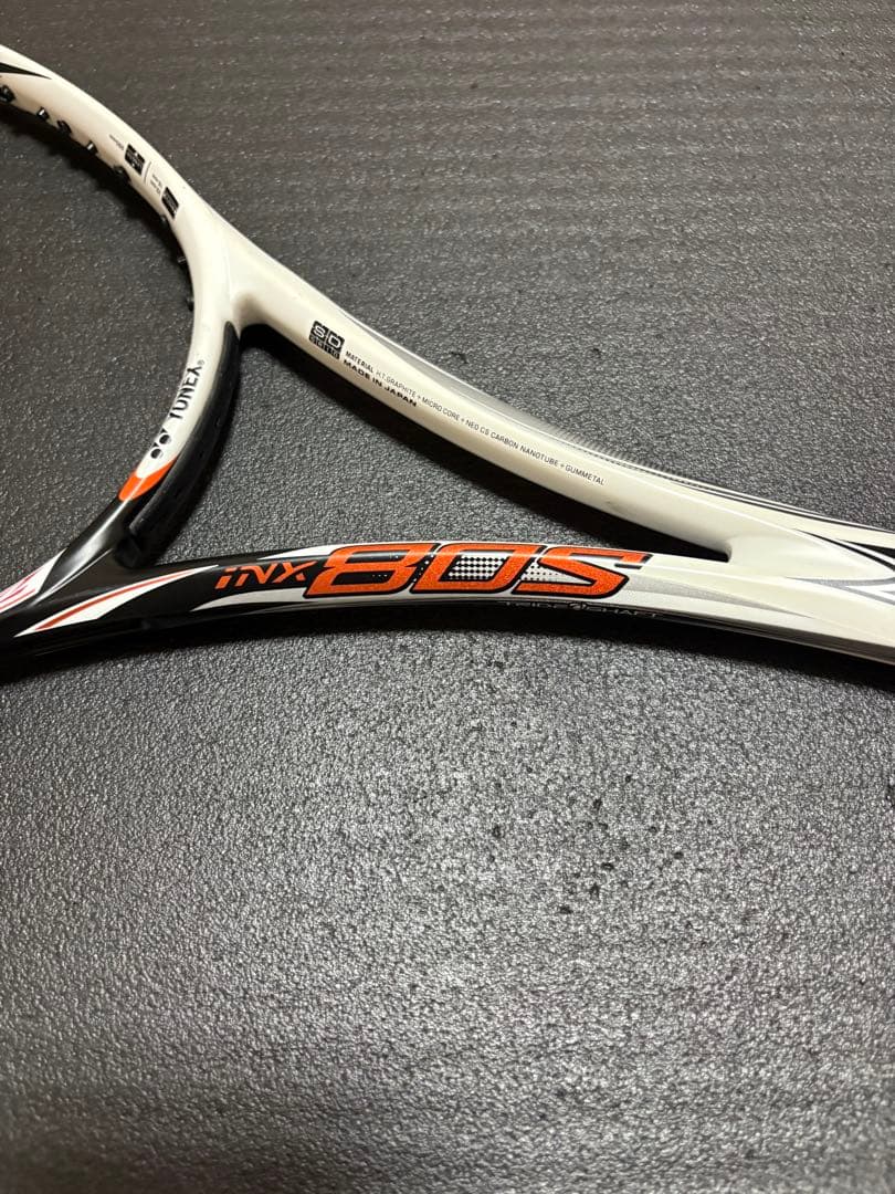 【廃盤】ソフトテニスラケット　iNX80S カスタム　アイネク　ヨネックス
