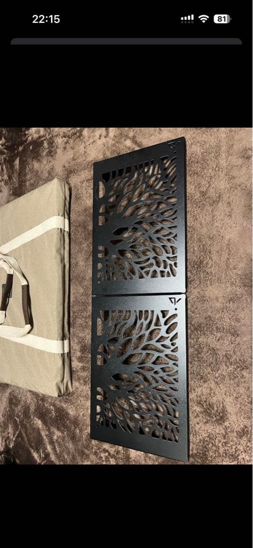 ツリープレート、プレートケースセットOne4別注ハレテーブル　ブラックデザイン