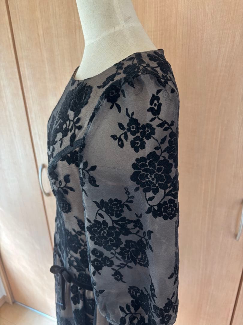 M's GRACY エムズグレイシー ワンピース 38 花柄 結婚式 フォーマル