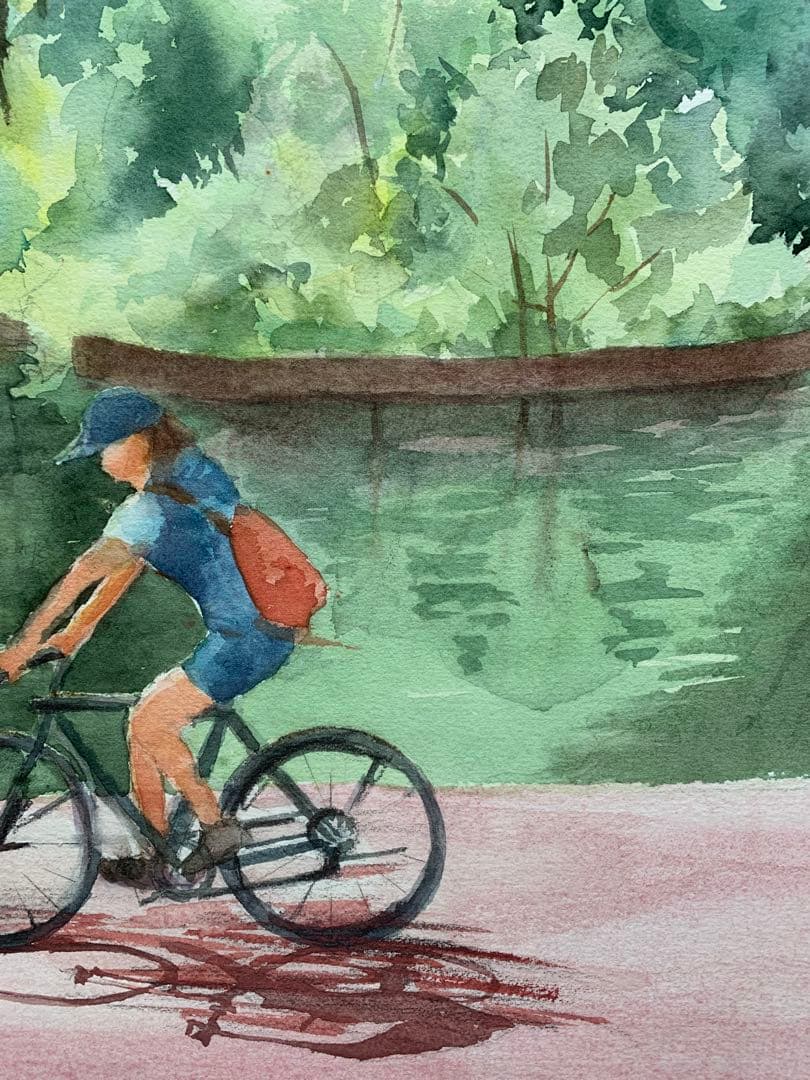 透明水彩画原画一点物〜自由にどこまでも