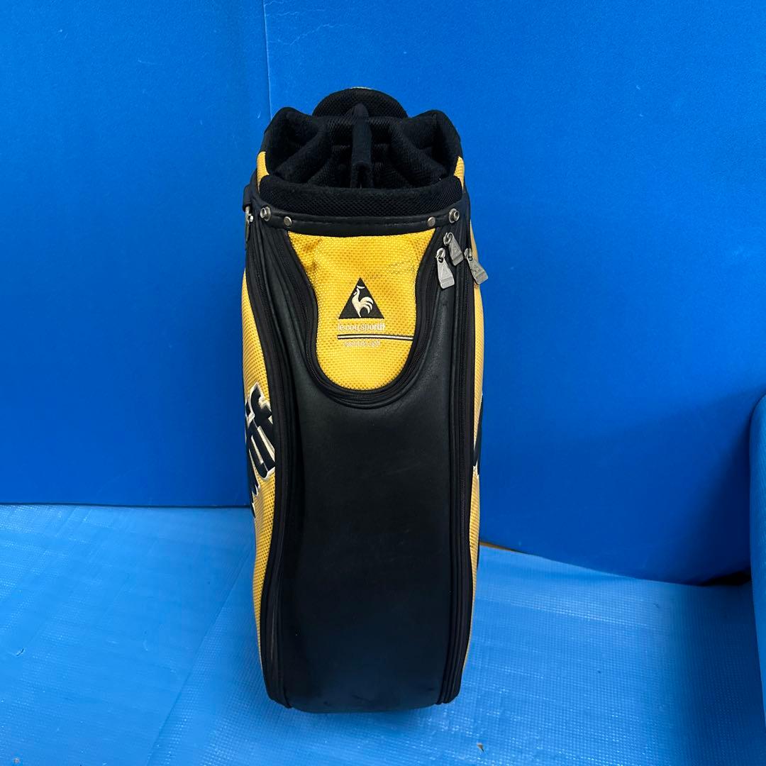 le Coq Sportif キャディバッグ イエロー/ブラック
