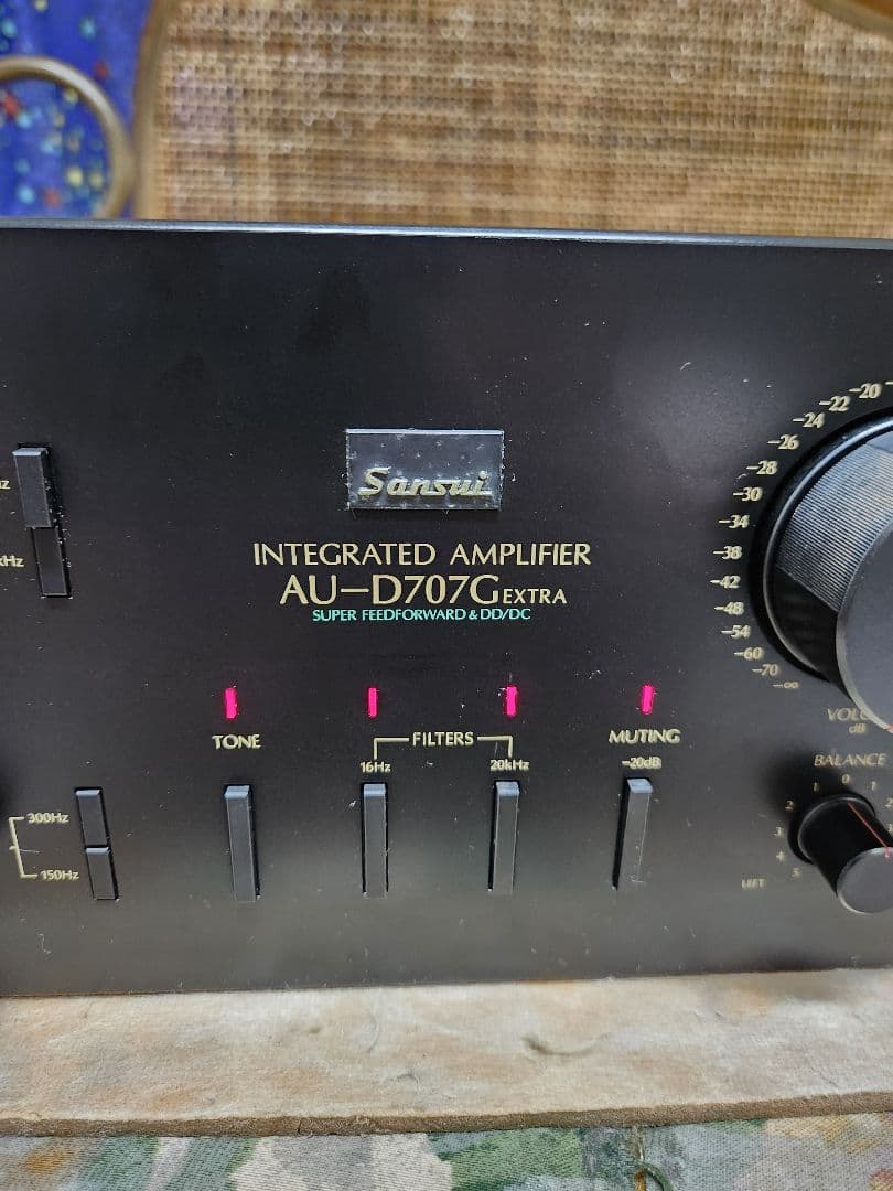 ガブリオレ完動超美品！山水高級プリメインアンプAU-D707G EXTRA