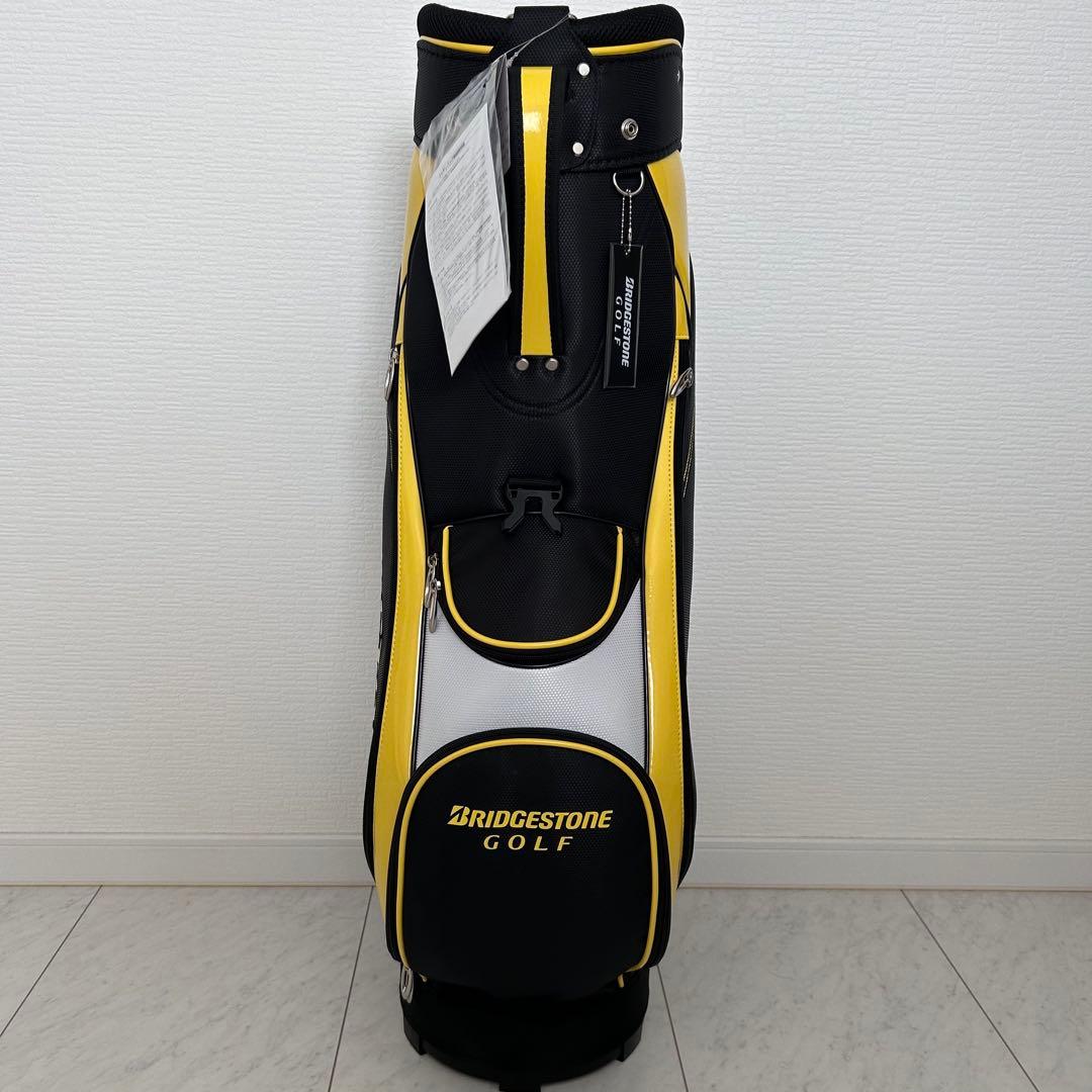 BRIDGESTONE GOLF キャディバッグ 黒/黄　CBG21Y