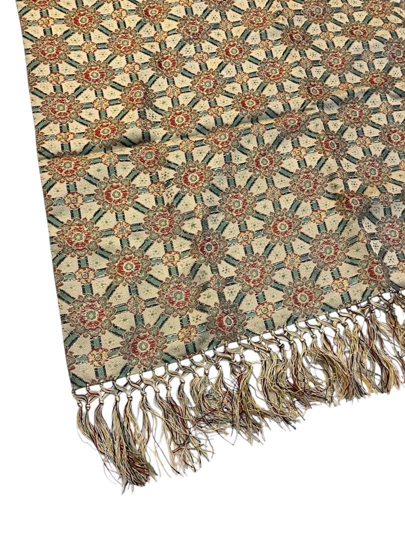 龍村美術織物　小蜀紅錦テーブルセンター　3号　60x110cm 絹100%