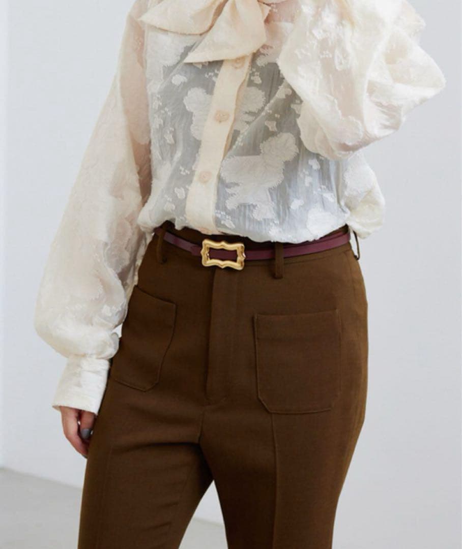 【美品】A VACATIONリボンベルト　リバーシブル