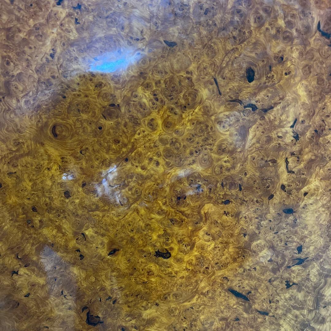 極上瘤杢 一枚板 天然耳付 無垢材 大型座卓 天板用