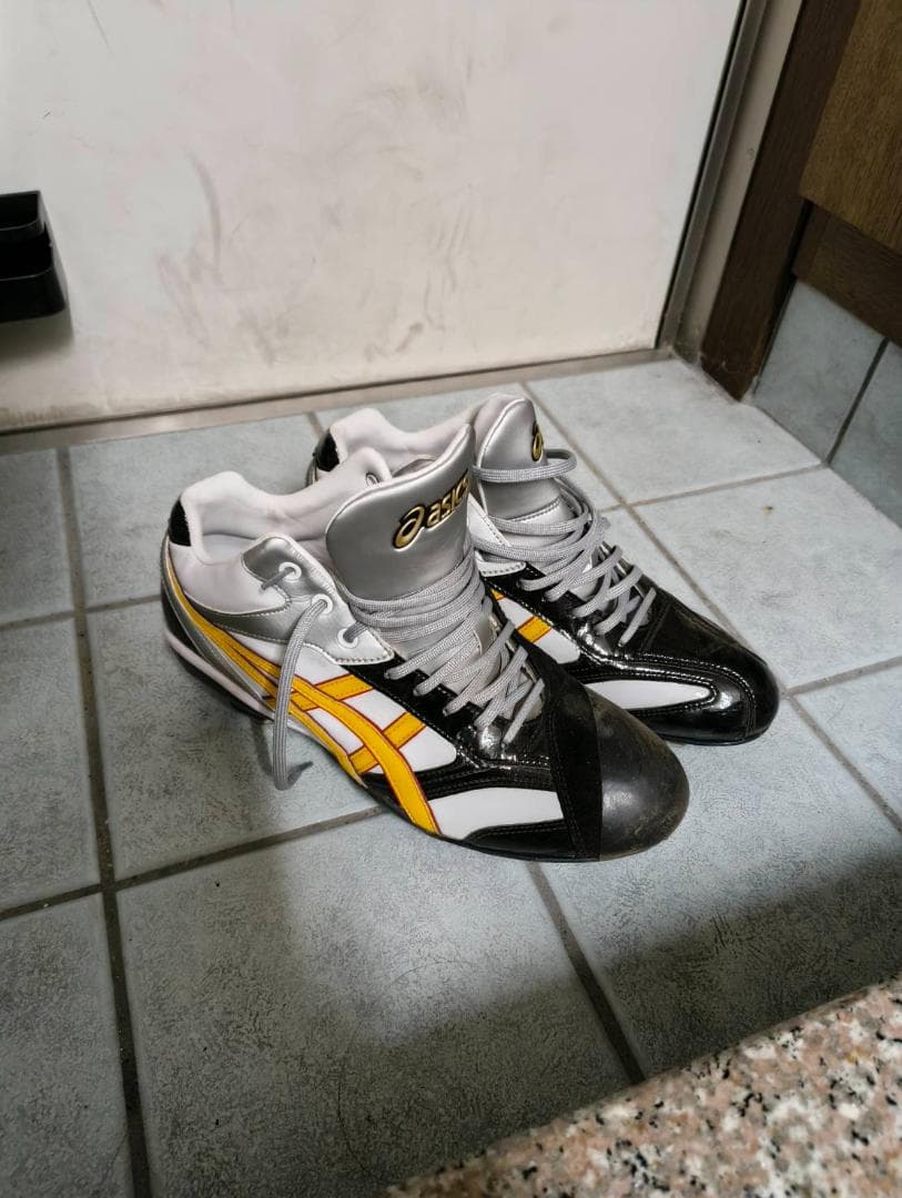 アシックス 野球 オーダースパイク 金具 28.5cm W ワイド 使用1回