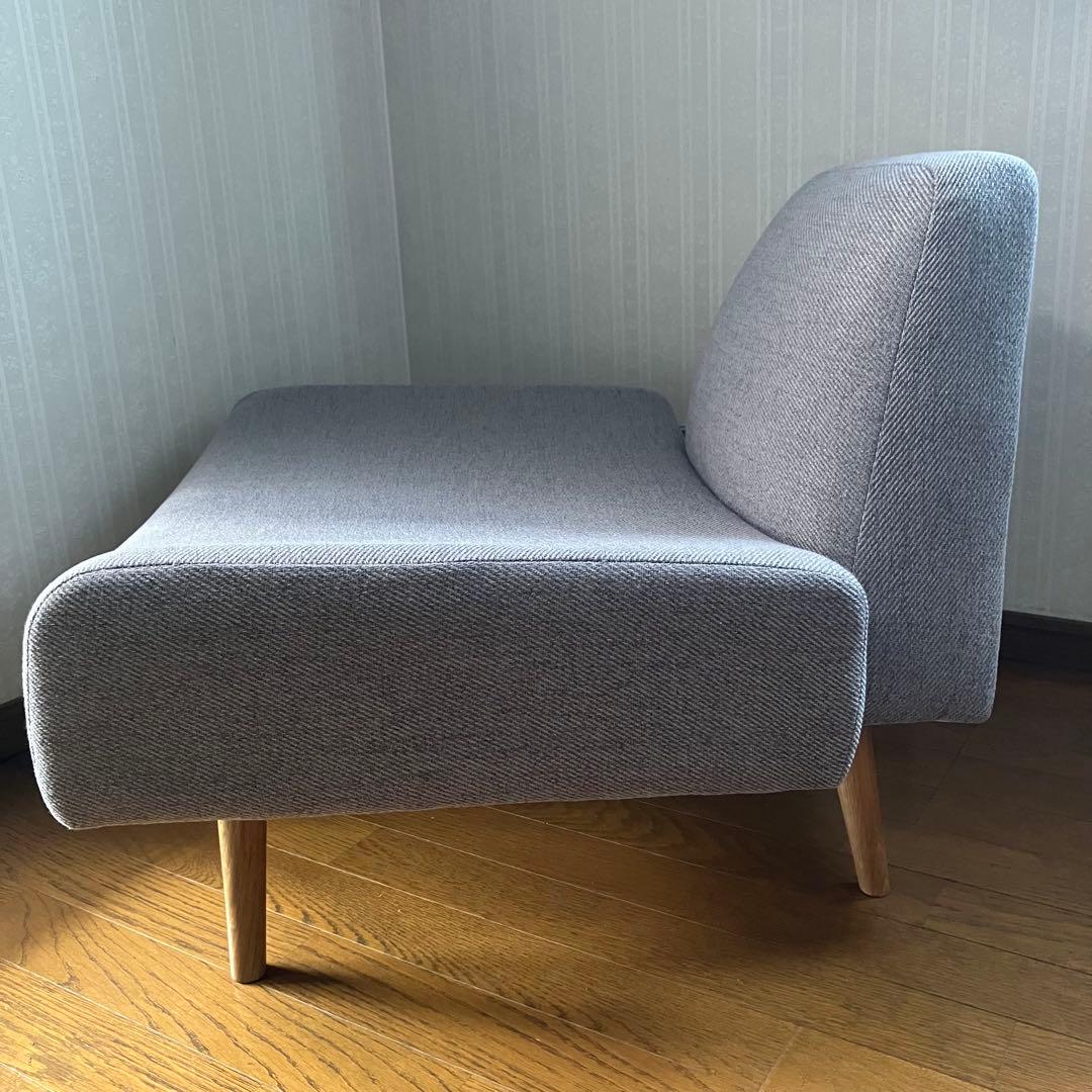 Idee ao sofa 1シーター　自作カバー付　1人がけソファ　無印良品