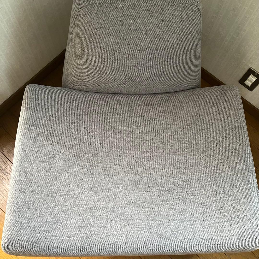 Idee ao sofa 1シーター　自作カバー付　1人がけソファ　無印良品