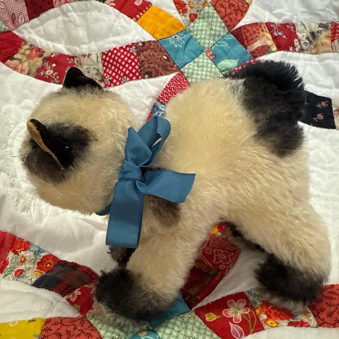 シュタイフsteiffビンテージ猫ちゃんグッシー