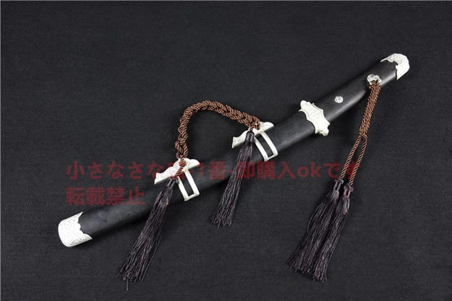 曲げ型簡装唐刀（短めの花梨木鞘）古兵器   武具　日本刀　模造刀 居合刀