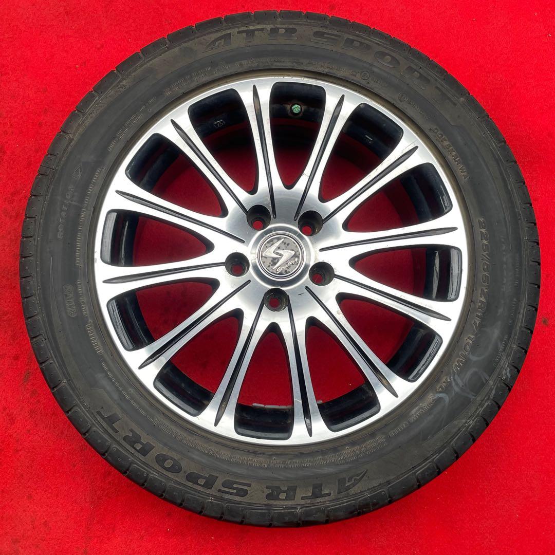 バリ溝。STRATEGYストラテジー17インチ×7J＋38　PCD114.3/5