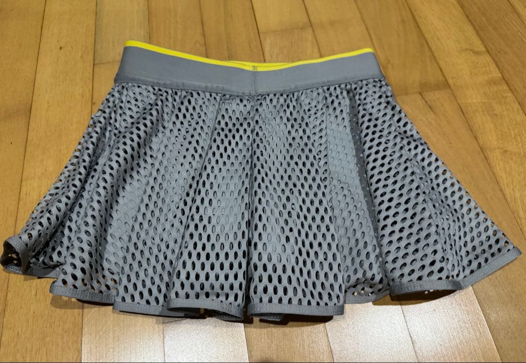 adidasアディダス・ステラ・テニススコート・グレー・S