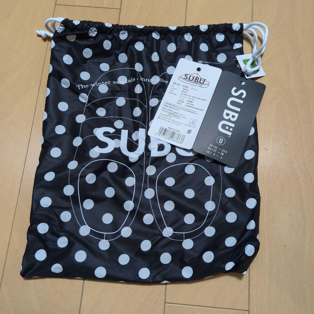 SUBU（ドット柄）サンダル　サイズ0