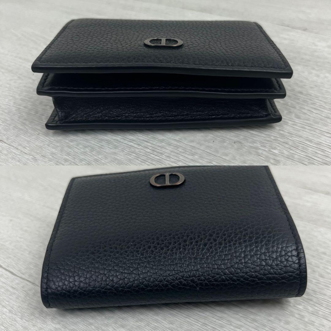 美品✨ ディオール 名刺入れ ビジネスカードホルダー ロゴ金具 ブラック