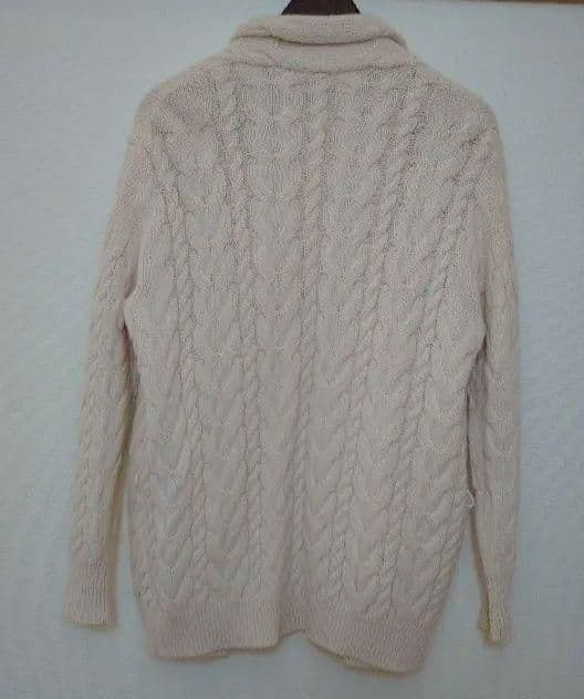 ♥️未使用に近♥美品♥【Cruciani】M クリーム カシミヤカーディガン