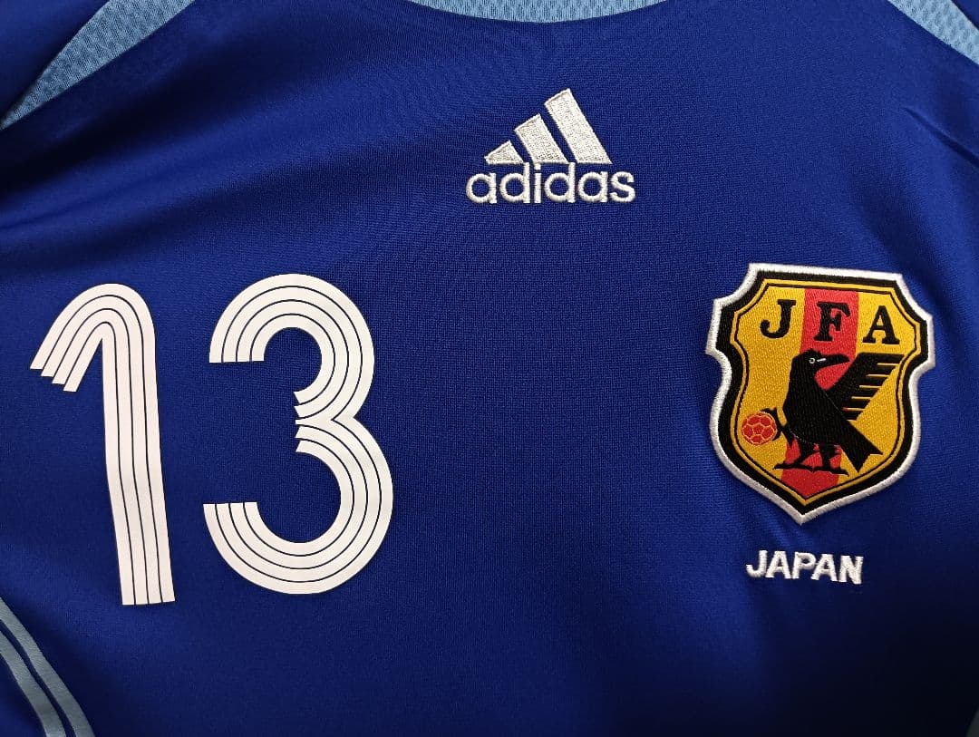 アディダス 日本代表 柳沢敦 オーセンティック 長袖ユニフォーム 06/07