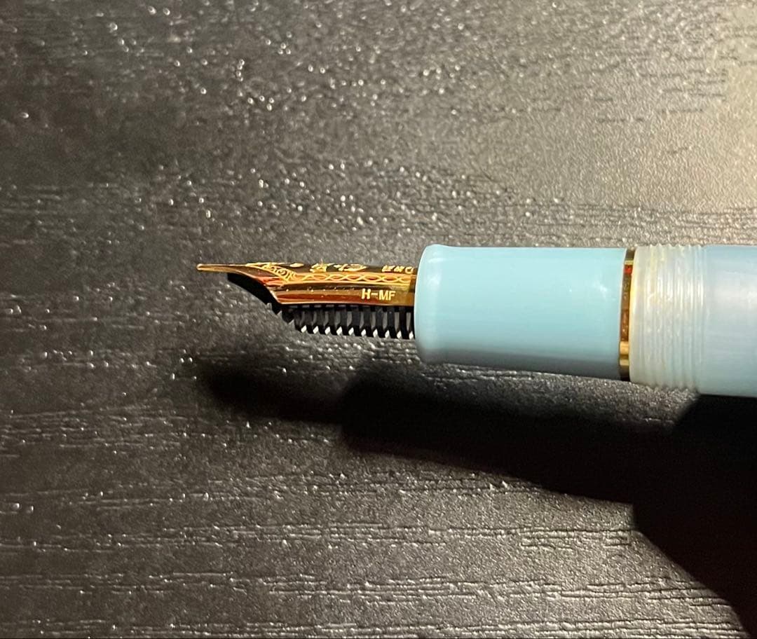 セーラー sailor 万年筆 四季織- 雪月空葉 春空 14K MF 中細