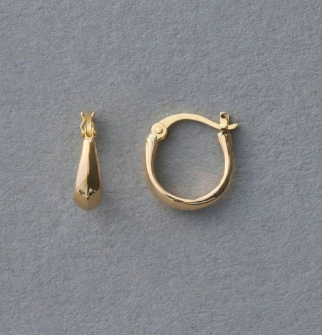 K10 ゴールドフープピアス(片耳のみ)