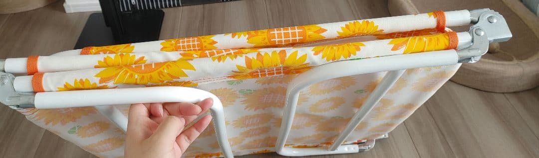 ビーチベッド【折り畳み】サンリオ　ハローキティ　可愛い　夏　アウトドア　海