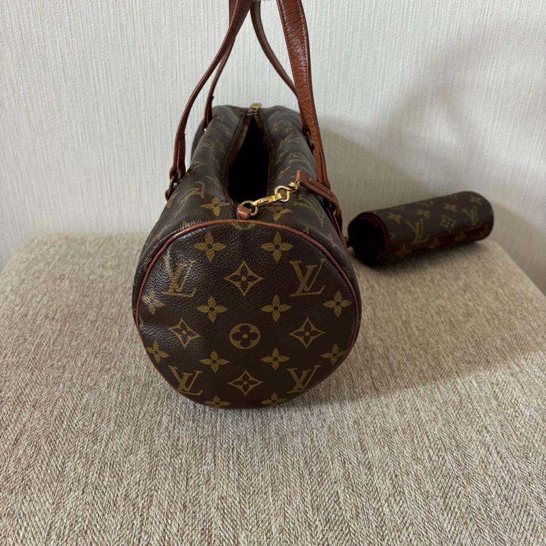 LOUIS VUITTON パピヨン 30 ハンドバッグ モノグラム ポーチ付き