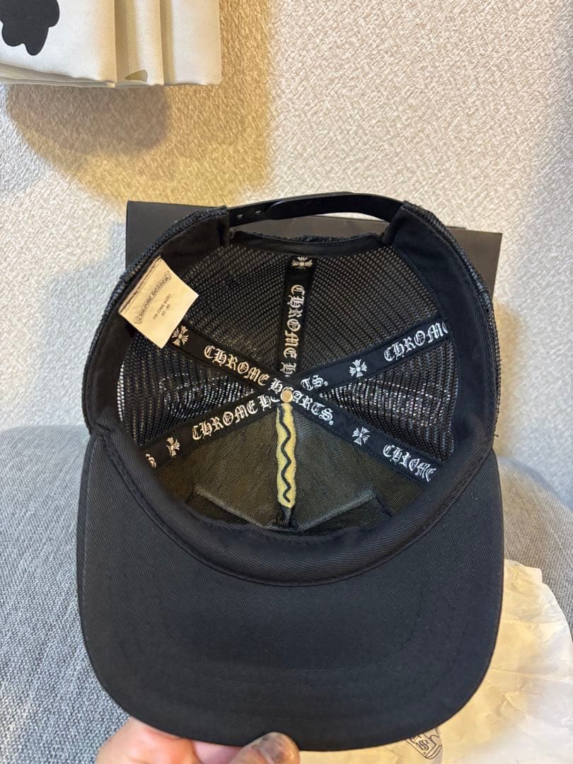 【大人気】クロムハーツキャップ　国内正規品　ブラック　確実正規品