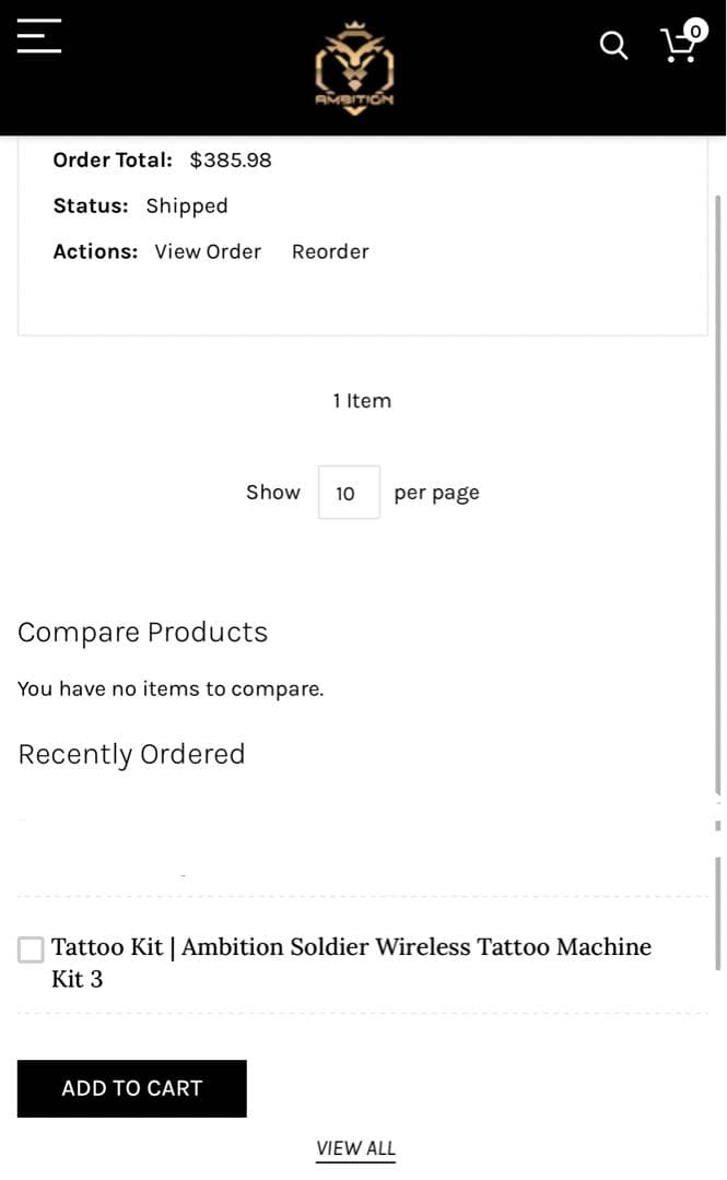アンビションタトゥーキット ワイヤレスタトゥーマシン Ambition