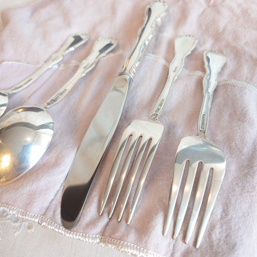 アメリカ　TOWLE 純銀　スターリングシルバー　カトラリー　ナイフ　フォーク