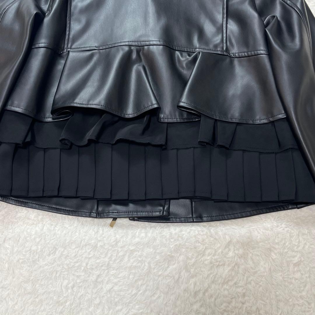 エイミーロウ　Eimee Law ジャケット　ライダース　フリル　ブラック　38