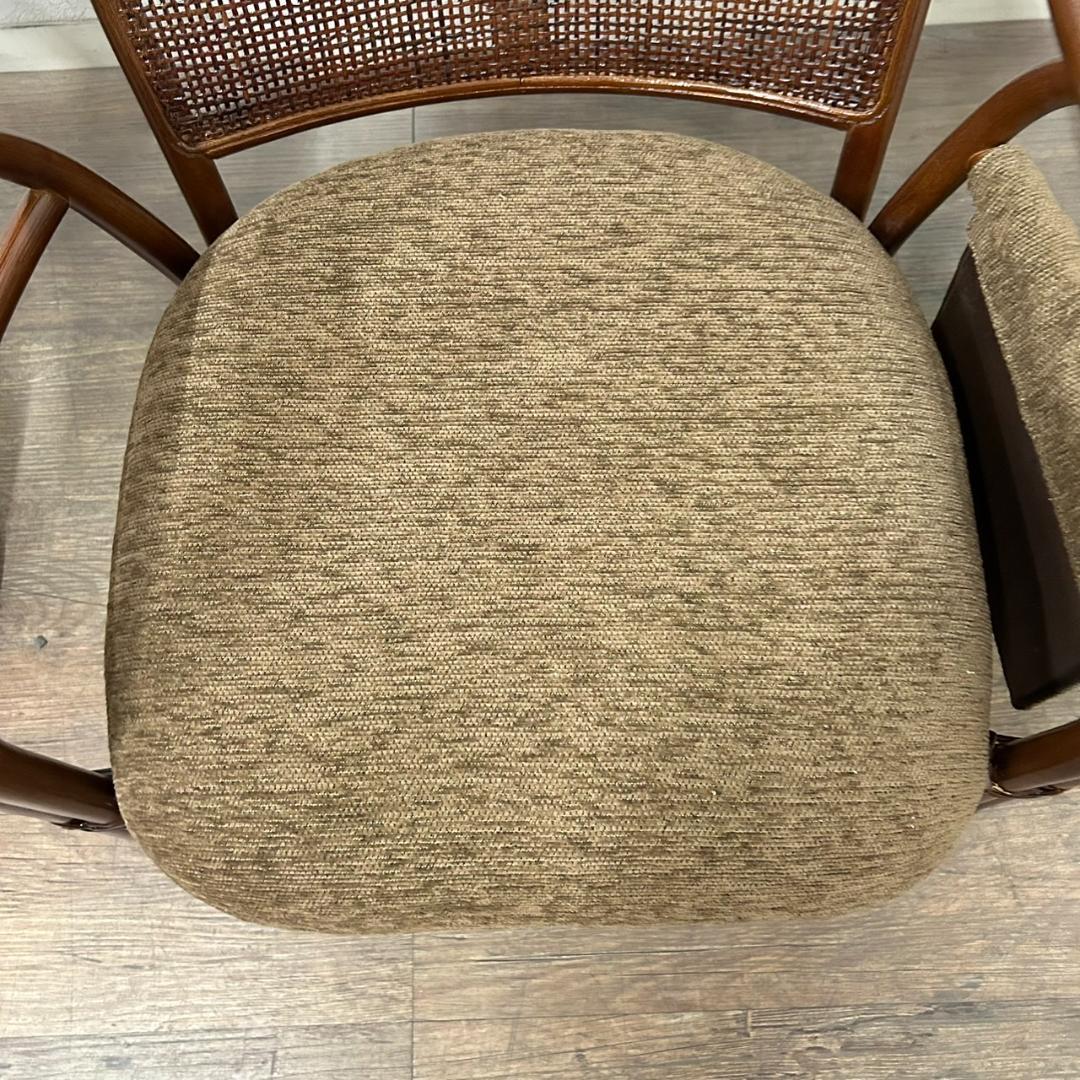 夫婦座椅子　1対　アジアンテイスト　籐　ラタン　イス　チェアー　2脚セット