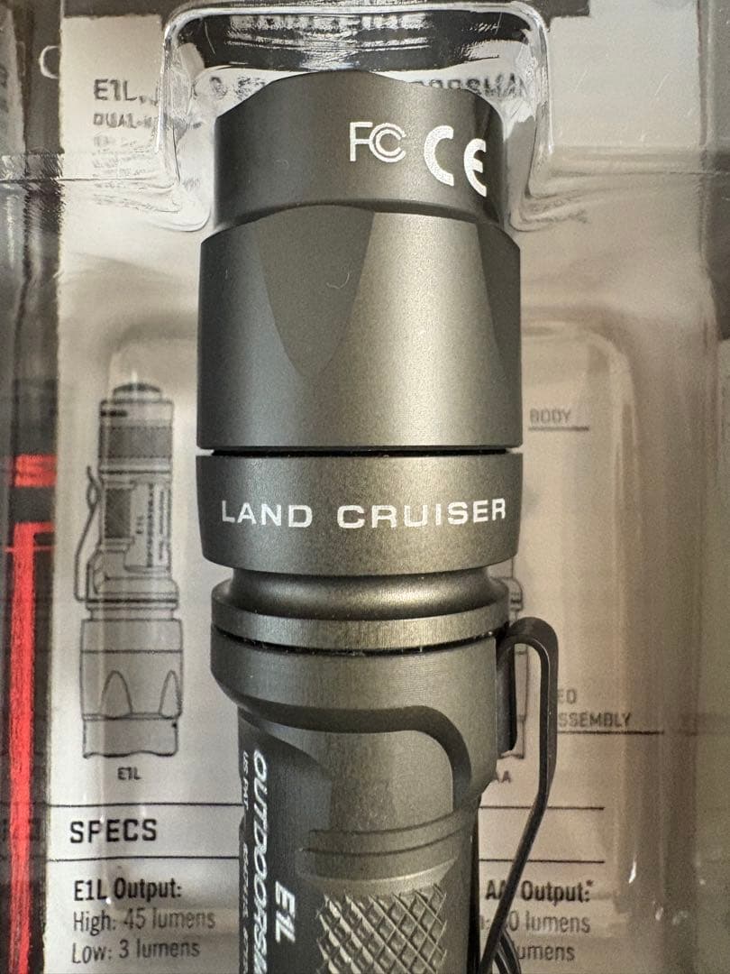 [非売品] 未使用　SUREFIRE KX1 × land cruiser