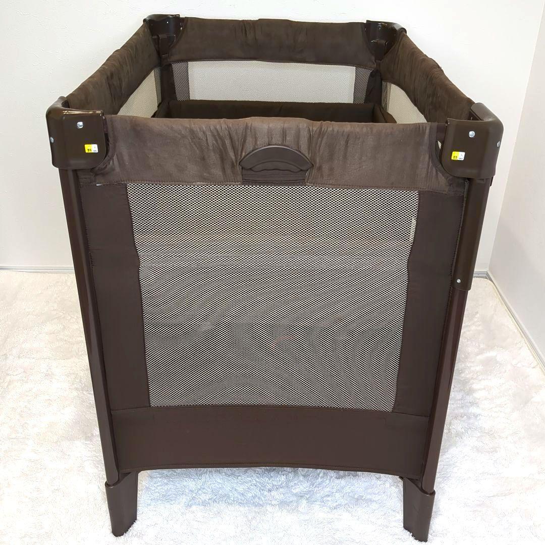 Aprica ココネルエアー プラス チョコレートブラウン ベビーベッド