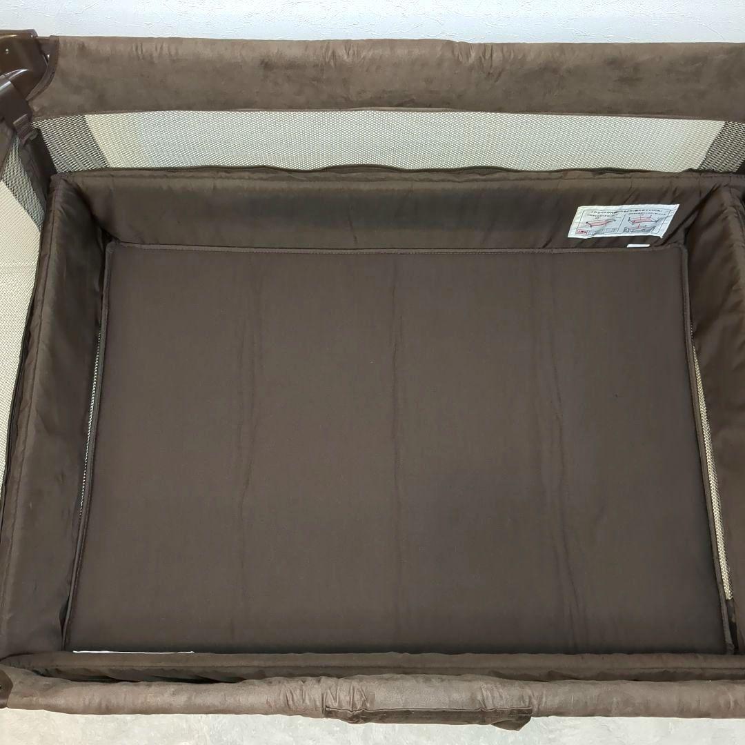 Aprica ココネルエアー プラス チョコレートブラウン ベビーベッド