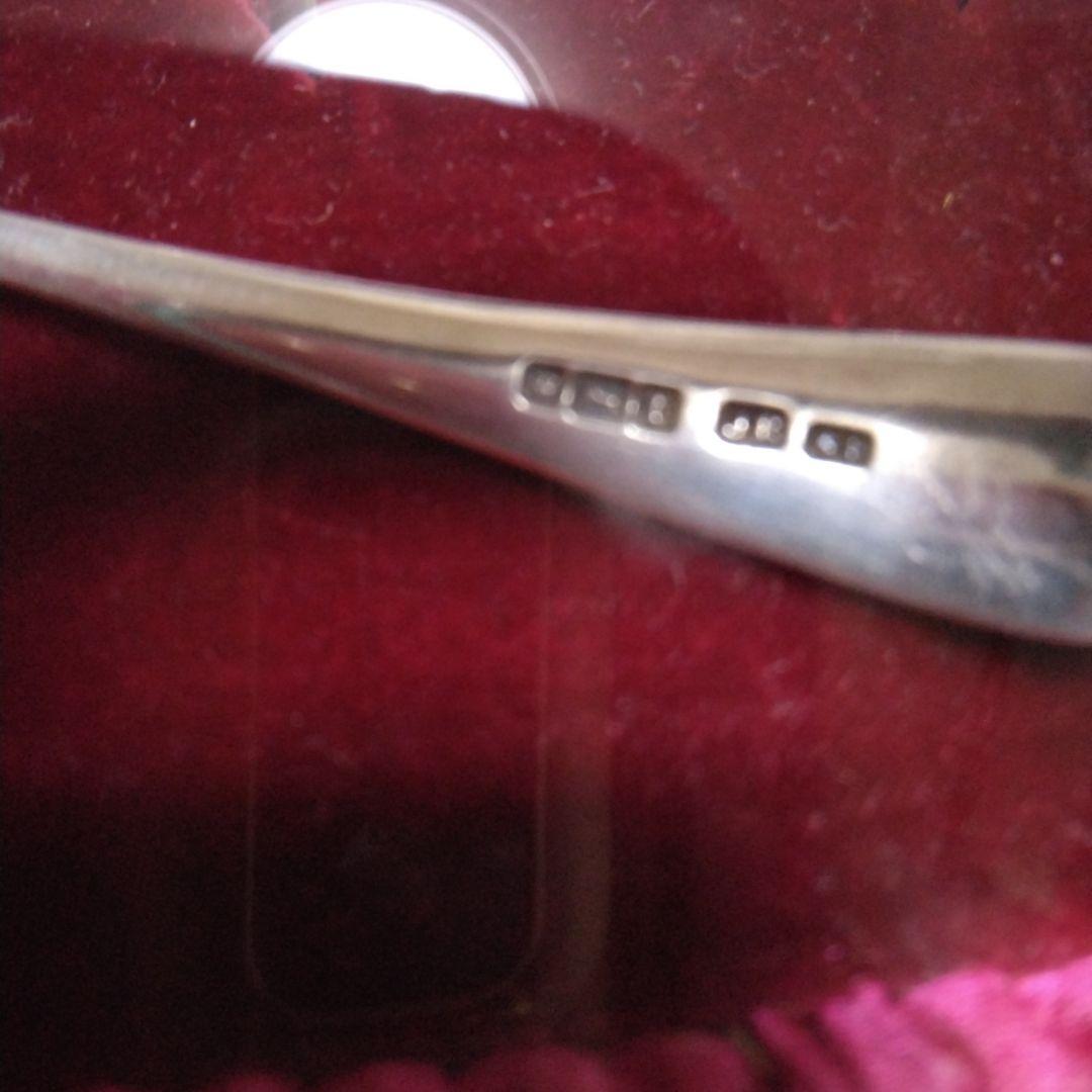 アンティーク英国シェフィールドティースプーンセット