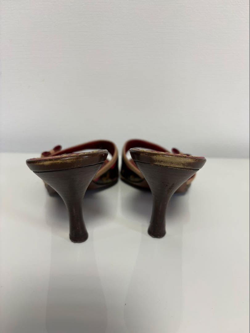 ルイヴィトン　louis vuitton 村上隆　チェリー　サンダル　ミュール