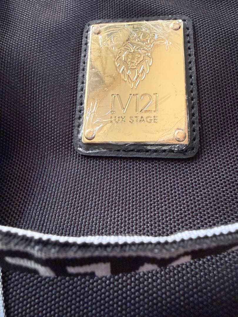 【新品】V12 ゴルフ　トートバッグ ビッグトート　ブラック