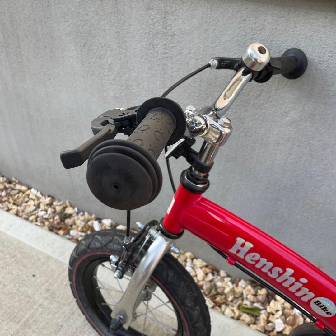 へんしんバイク　12インチ　レッド