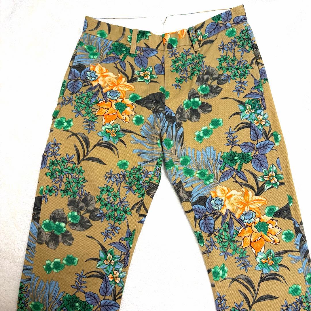 PEARLY GATESパーリーゲイツ　ボタニカル花柄　コットン　S 春ゴルフ