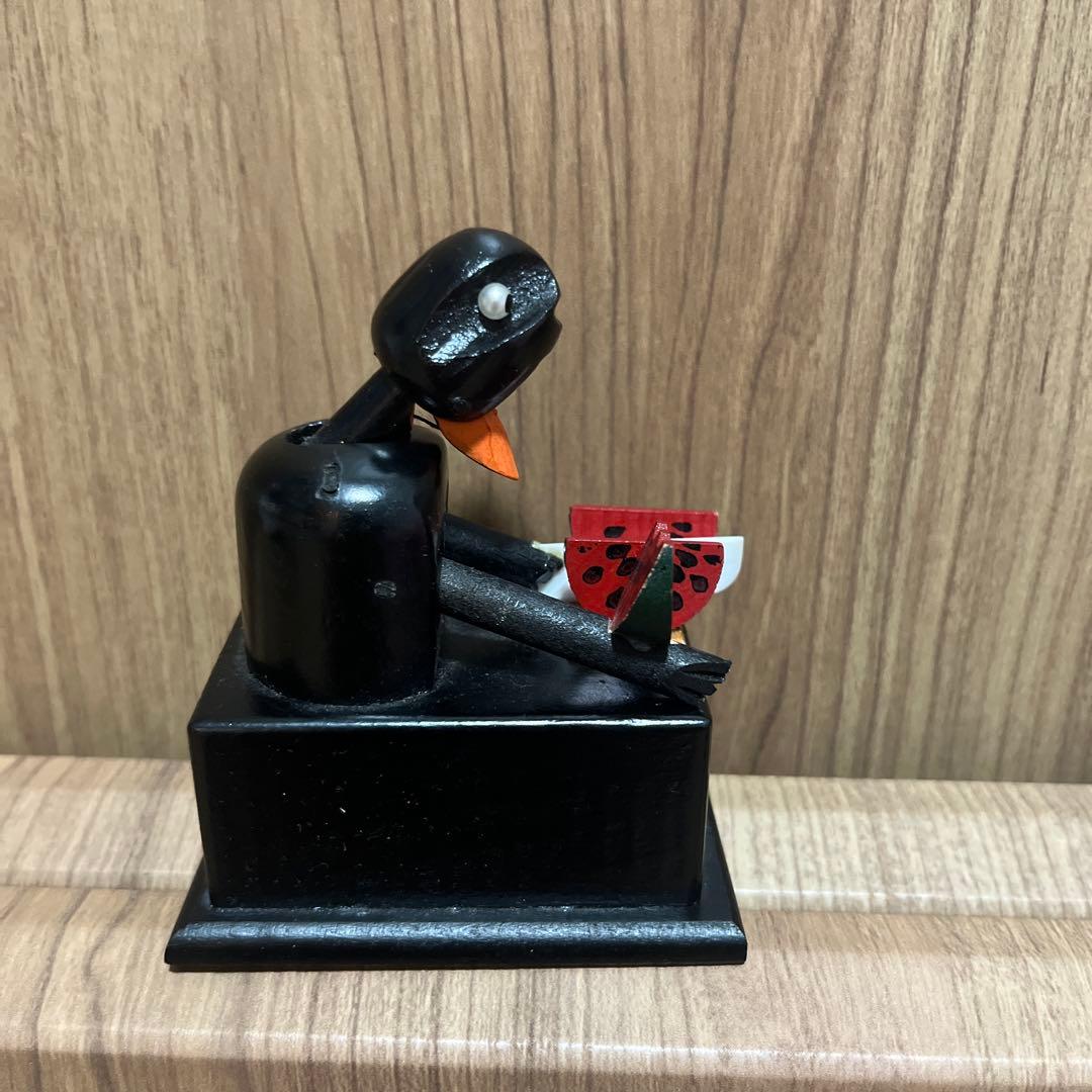 【レア】民藝 神戸人形 からくり人形 KOBE DOLL 西瓜喰