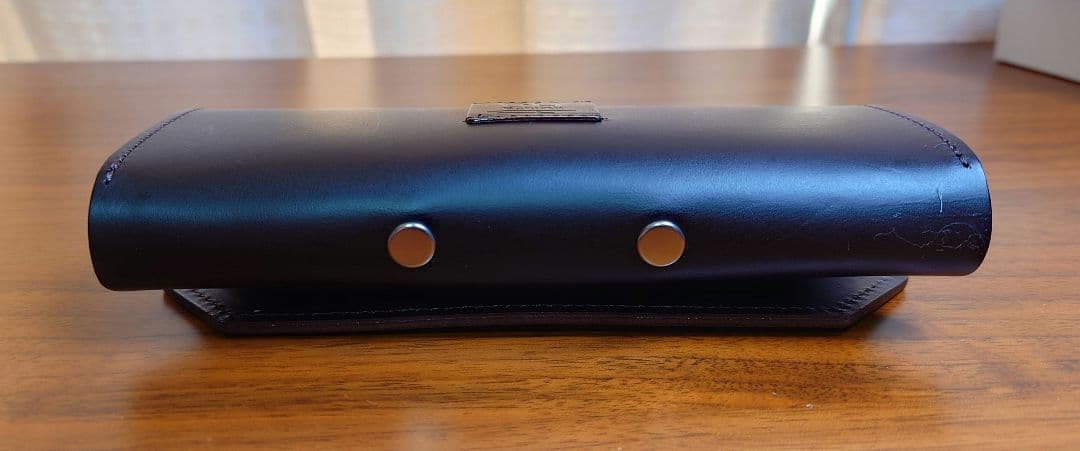 希少　土屋鞄　60周年 眼鏡ケース兼ペンケース　マローネブラック　限定生産