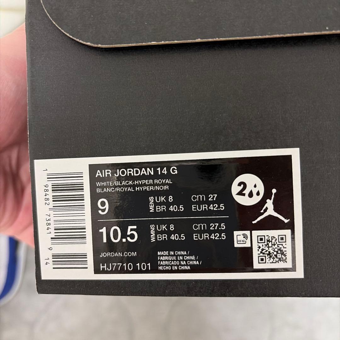 Jordan Air Jordan 14 ホワイト/ブルー　ゴルフシューズ