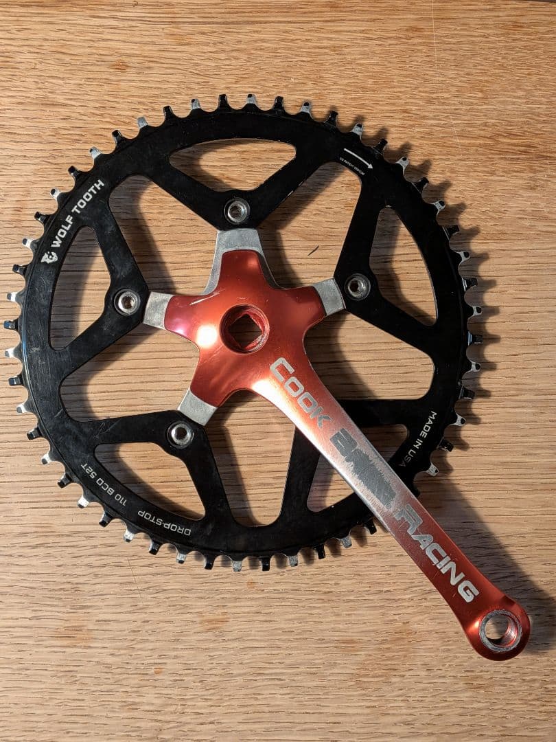 □ COOK BROS. RACING クランク 170㎜ PCD110（改）