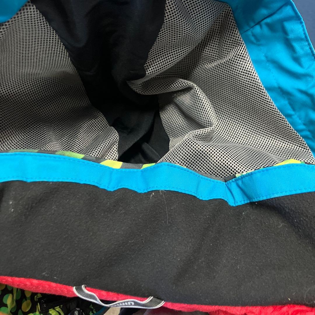 goldwin スキーウェア　上下　セットアップ　青　幾何学模様　男女兼用　L