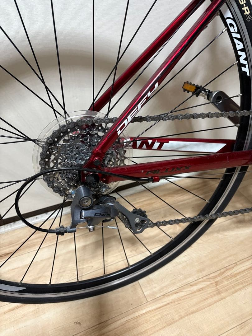 GIANT DEFY レッド ロードバイク