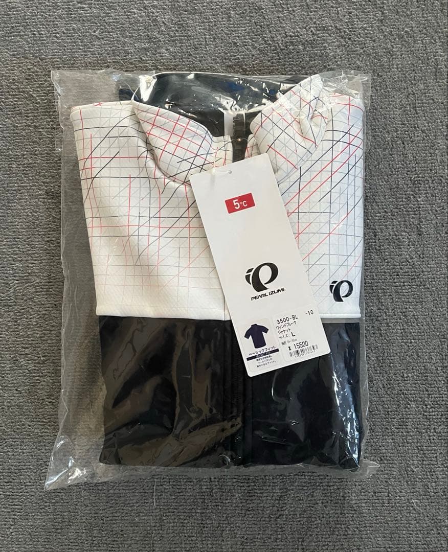 新品　パールイズミ　ウィンドブレーク ジャケット　ホワイト