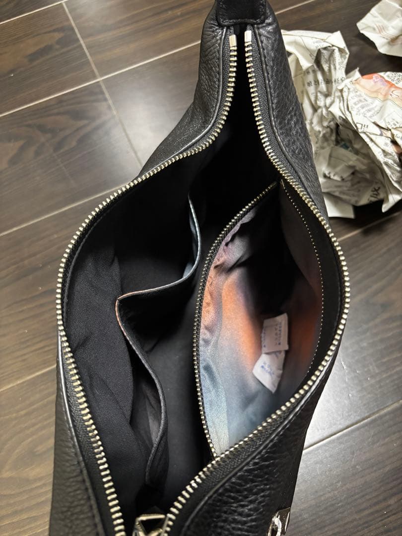 中古　Paul Smith コントラストエッジ ショルダーバッグ　ブラック黒